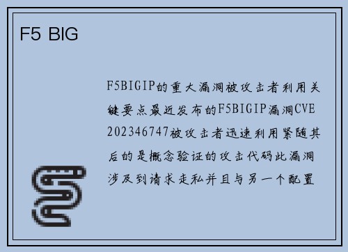 F5 BIG